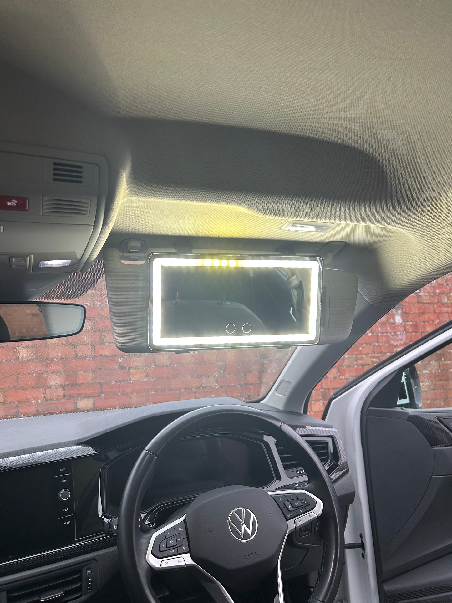 LED Car Vanity Makeup Mirror