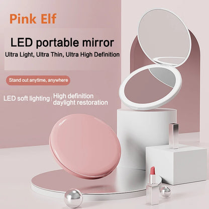 LED Portable Makeup Mirror